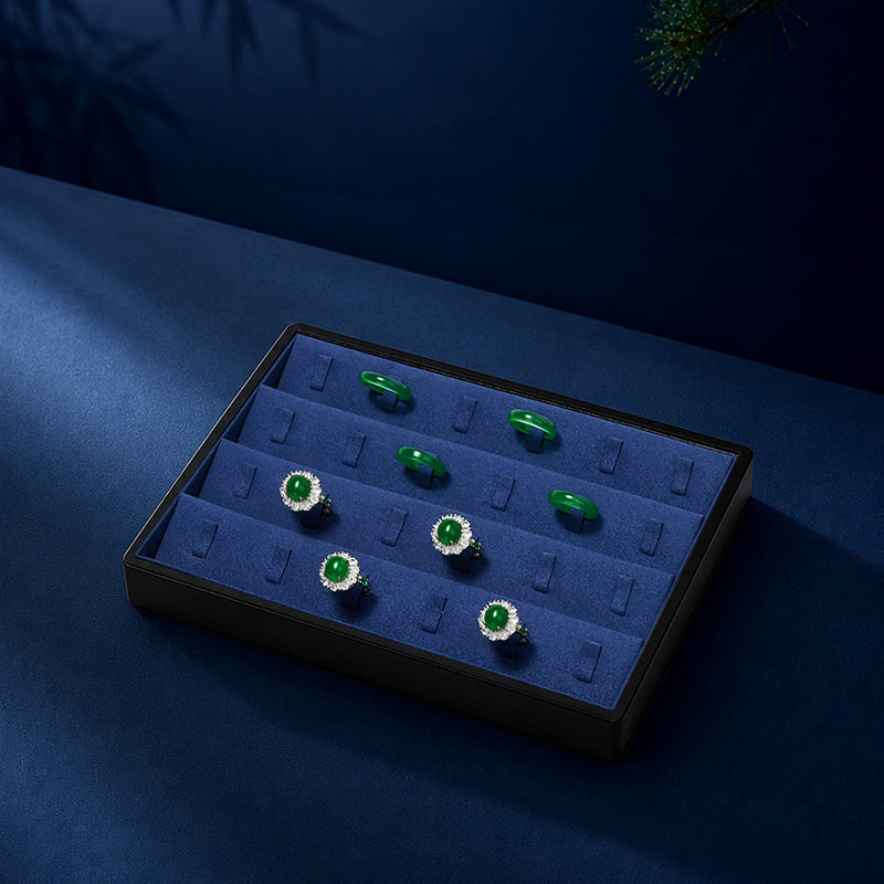 OIRLV New arrival leather jewelry display tray ： P187
