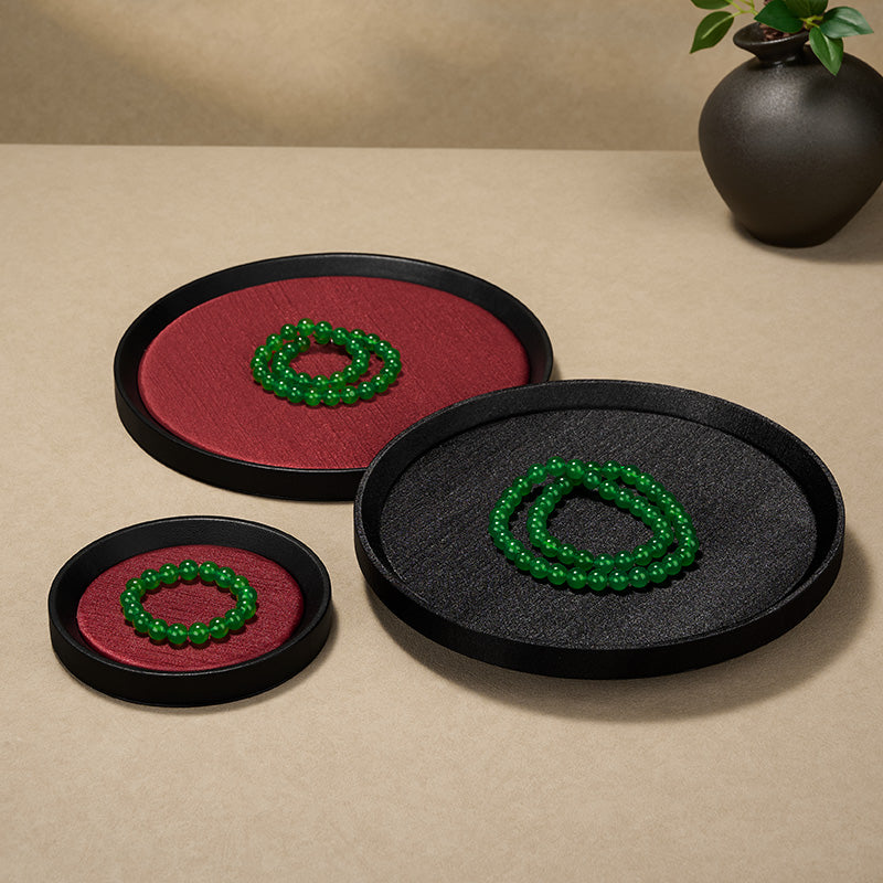 OIRLV Luxury Leather Microfiber Jewelry Tray :P250