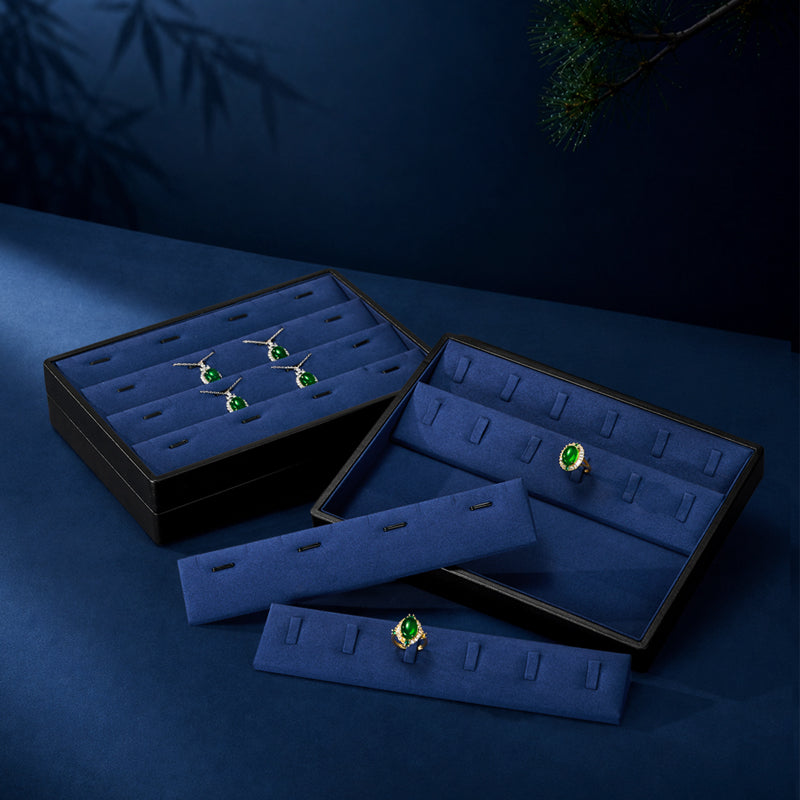 OIRLV New arrival leather jewelry display tray ： P187