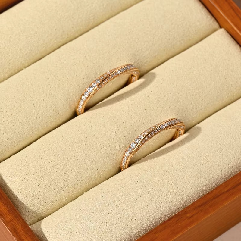 Oirlv Ring Display Tray Wooden Square Ring Display Stand :SM239