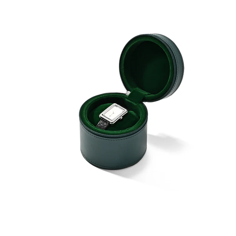 PU Leather Watch Storage Box Travel Single Watch Case Watch Box B017