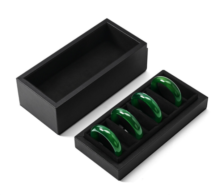OIRLV hot sale Black Velvet Bracelet storage box:H185