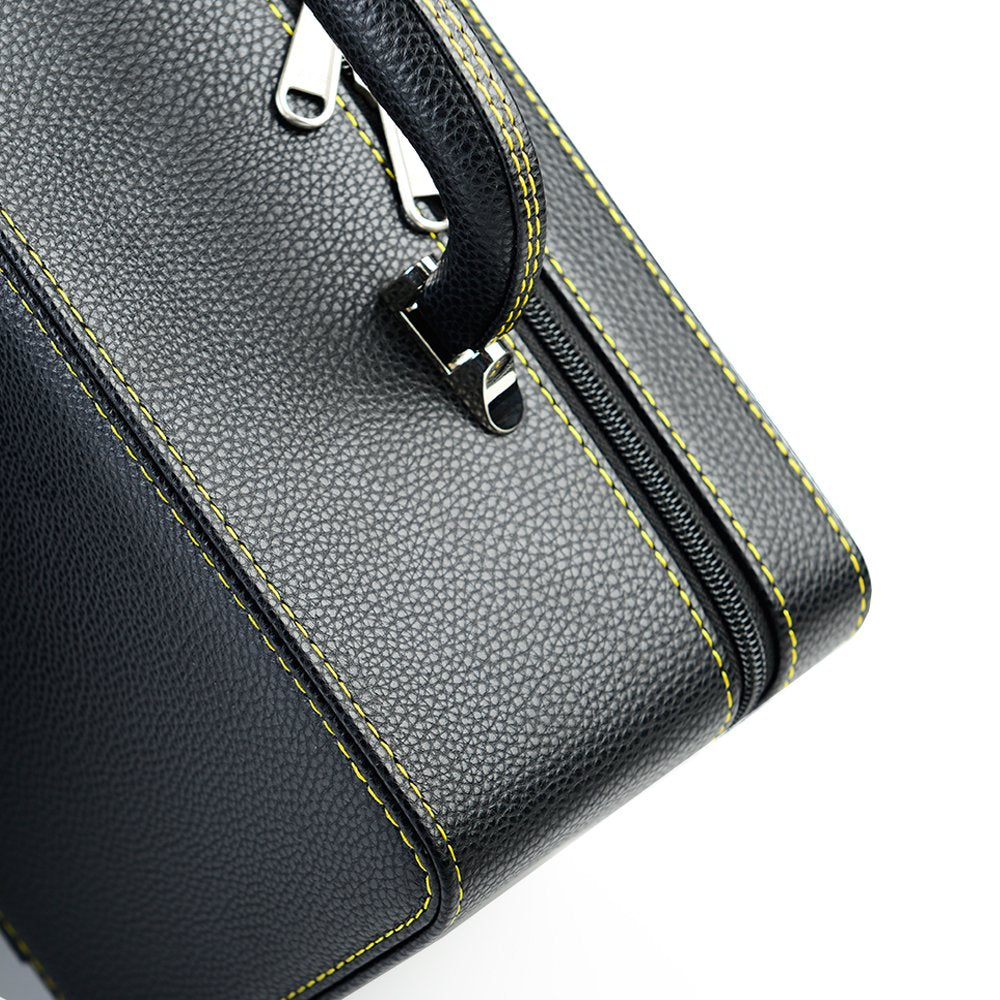 Oirlv Leather Jewelry Box Handmade Travel Jewelry Organizer Storage Case X010