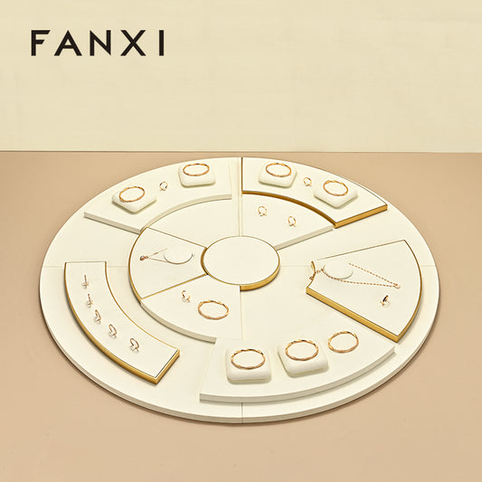 OIRLV Factory off white Metal Jewelry Combination Set :TT532