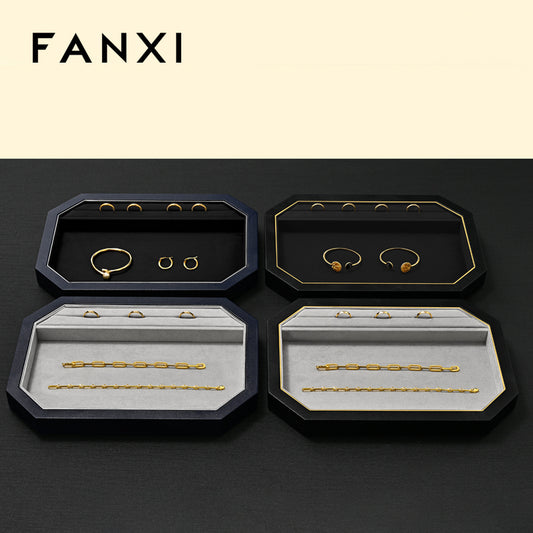 OIRLV Fashion Polychrome PU leather Jewelry Display Set :P234
