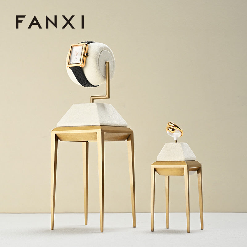 New arrival blue metal Jewelry Display Stand