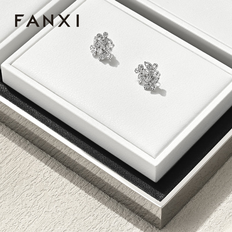 OIRLV Wholesale Leather White Jewelry Display:TT435