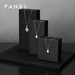 OIRLV Wholesale Black Leather Jewelry Display ：J012