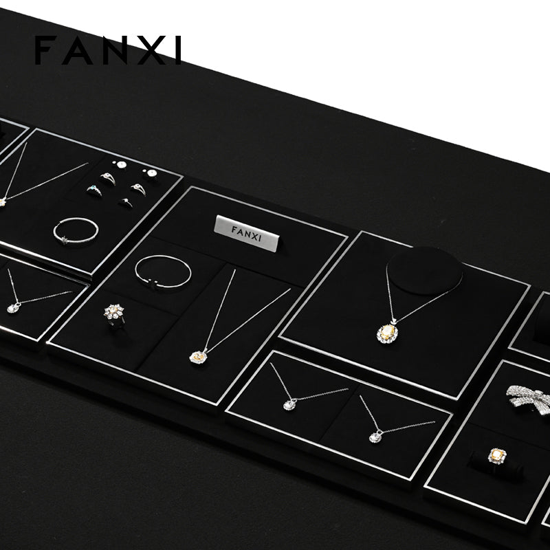 OIRLV fashion Black metal luxury jewellery display : TT406