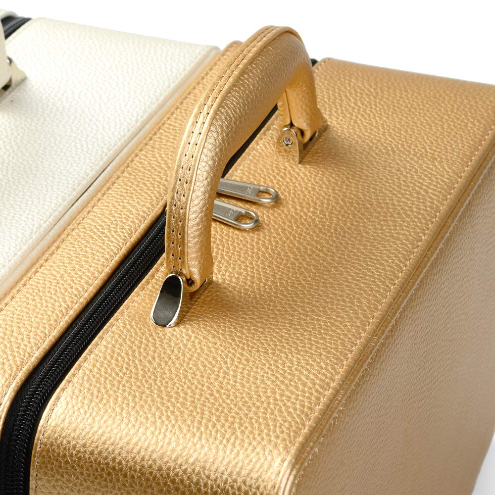 Oirlv Leather Jewelry Box Handmade Travel Jewelry Organizer Storage Case X010