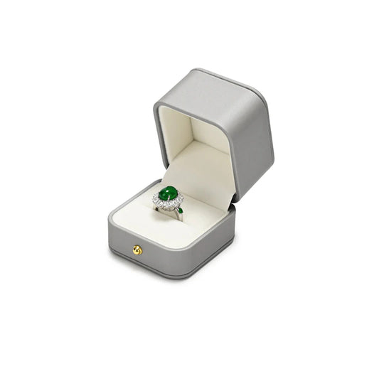 Classic Gray Color Jewelry Packaging Ring Box H17901