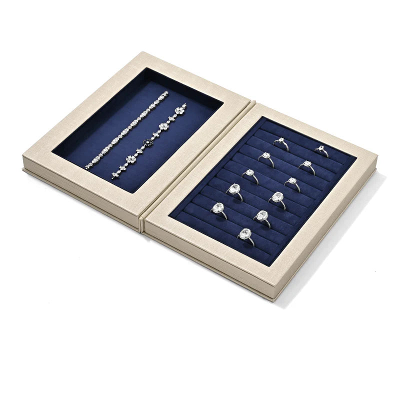 Luxury PU Leather Jewelry Packaging Box H188