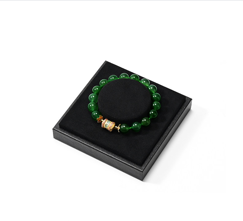 OIRLV Factory Black PU Microfiber Jewelry Collection Set :J017