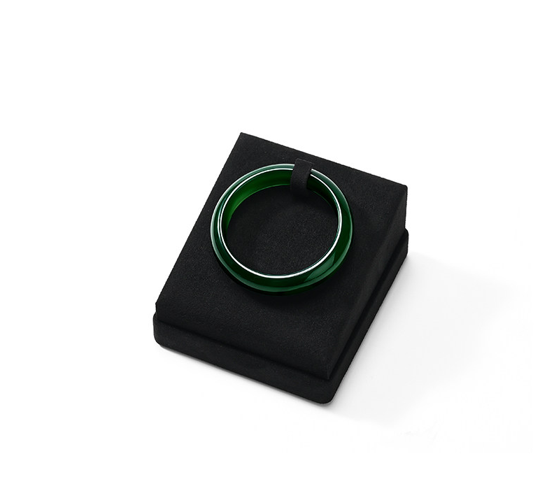 OIRLV Factory Black PU Microfiber Jewelry Collection Set :J017