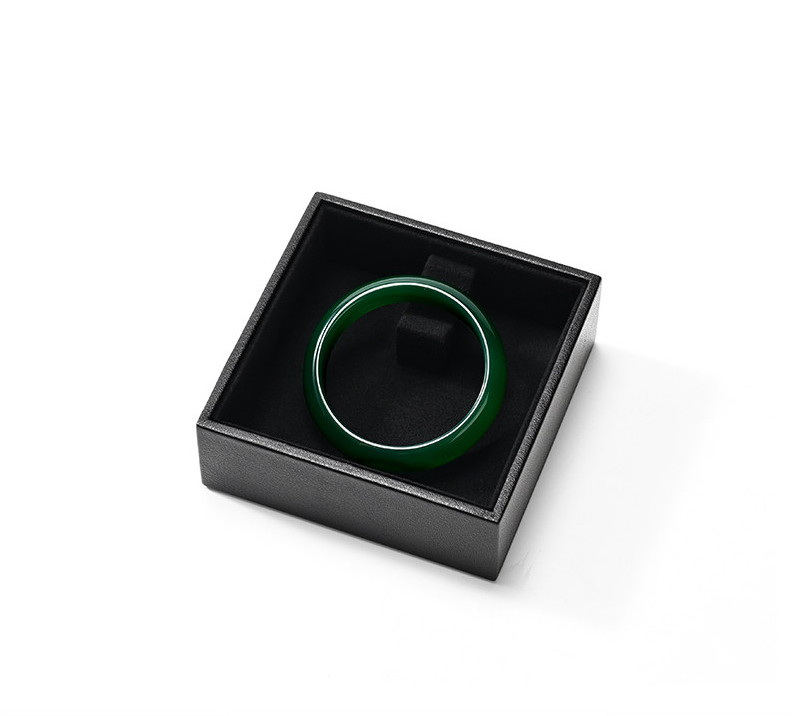 OIRLV Factory Black PU Microfiber Jewelry Collection Set :J017
