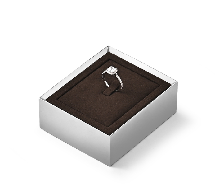 Hot sale Brown Metal Jewelry display tray ：JS132