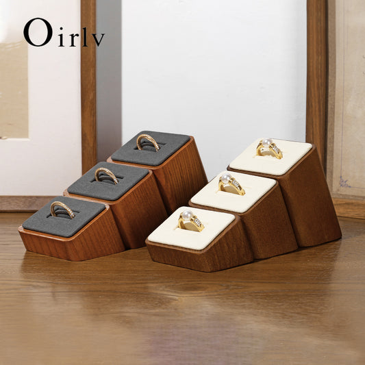 Wood Rings Jewelry Display Stand, Set of 3 SM067