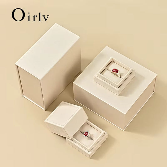 Oirlv Velvet Ring Gift Box with Outer Packaging : H199