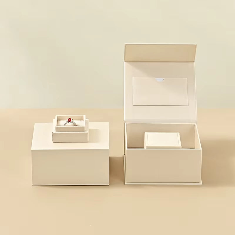 Oirlv Velvet Ring Gift Box with Outer Packaging : H199