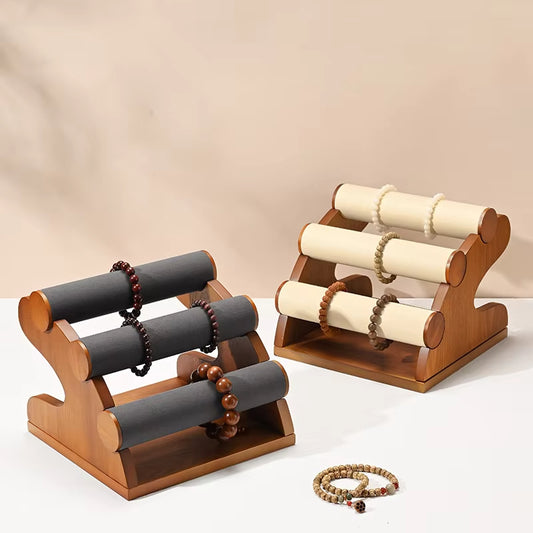 Oirlv 3 Layer Wooden Watch Stand : SM219/SM220