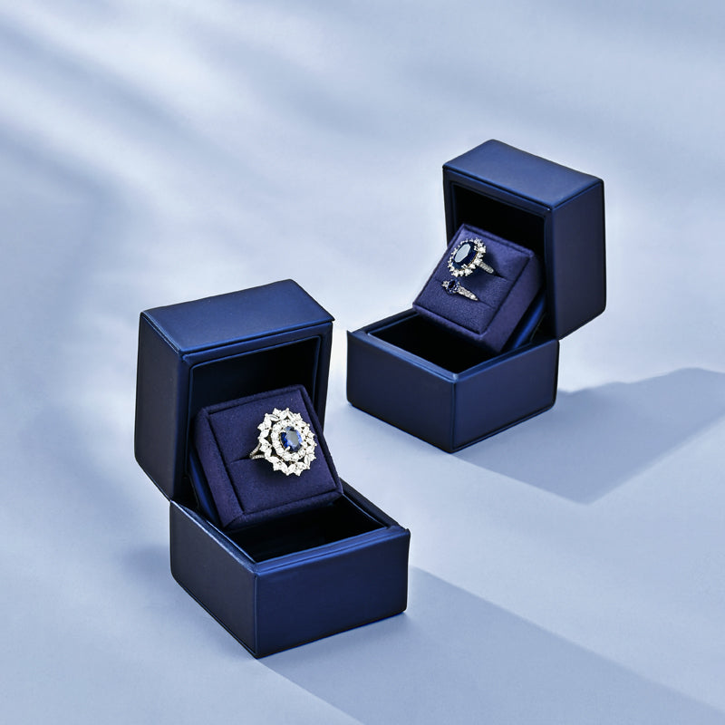 Oirlv New Ring Box Jewelry Organizer Box：H166