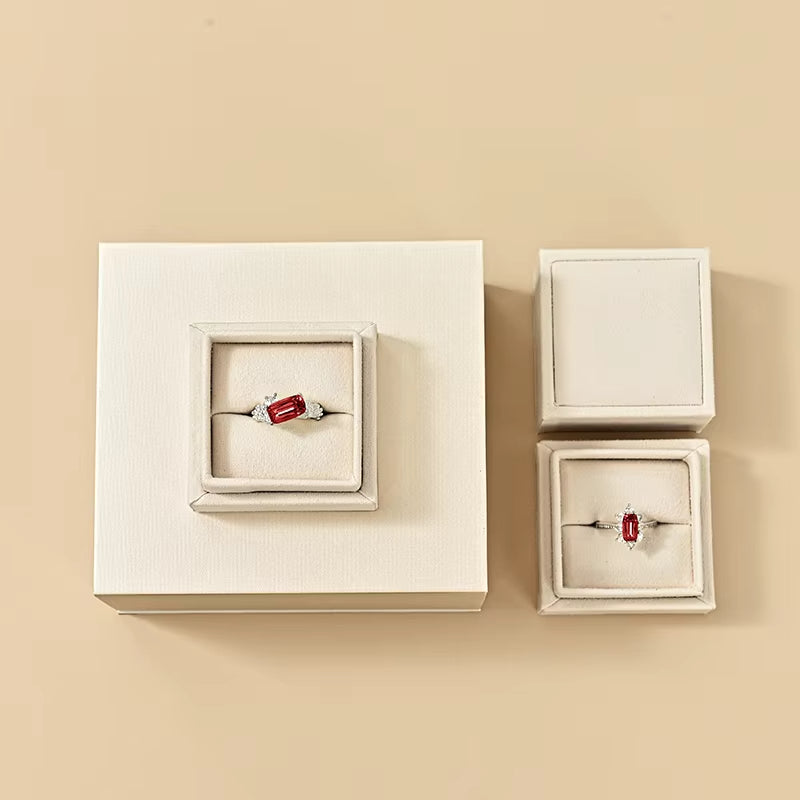 Oirlv Velvet Ring Gift Box with Outer Packaging : H199