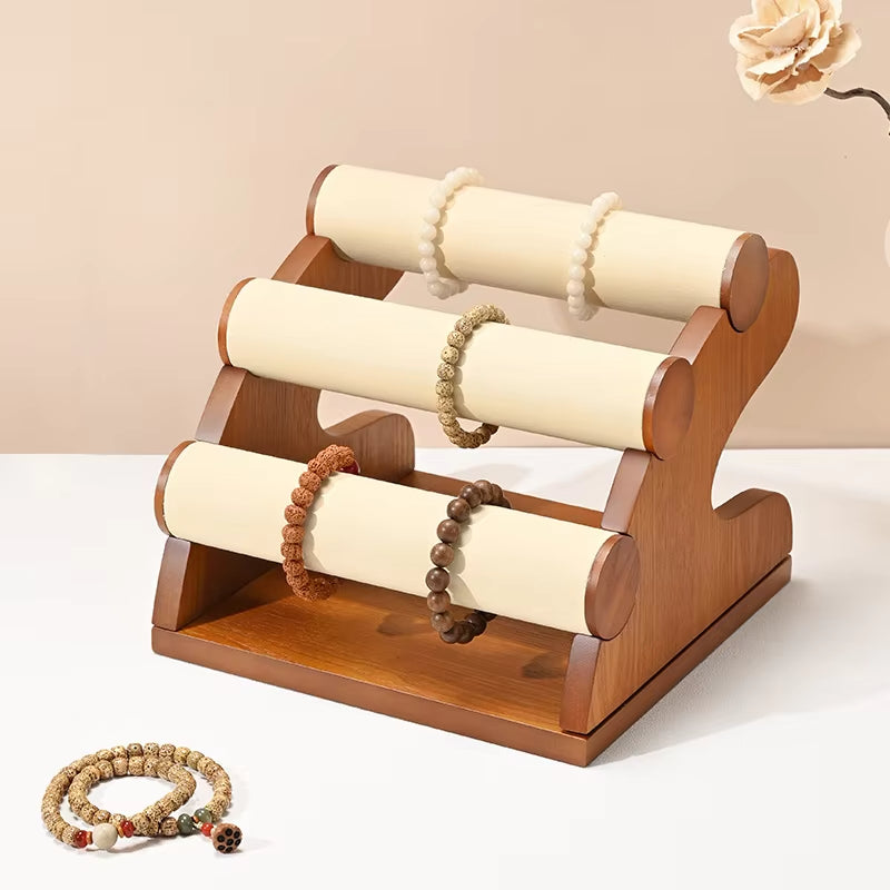 Oirlv 3 Layer Wooden Watch Stand : SM219/SM220