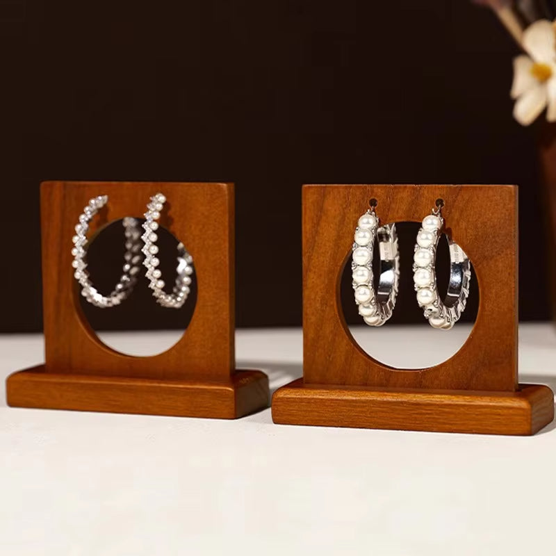 Oirlv Wooden Earring Stand Display Stand ：SM224-SM225