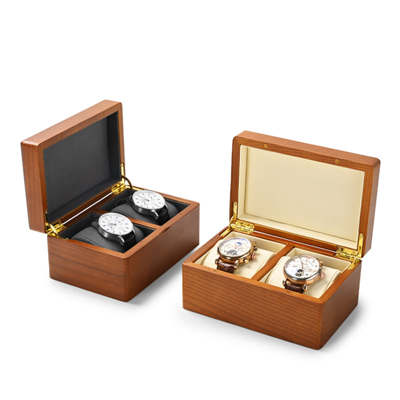 Oirlv Wooden Watch Box Watch Organizer Single/Double Jewelry Case Watch Box