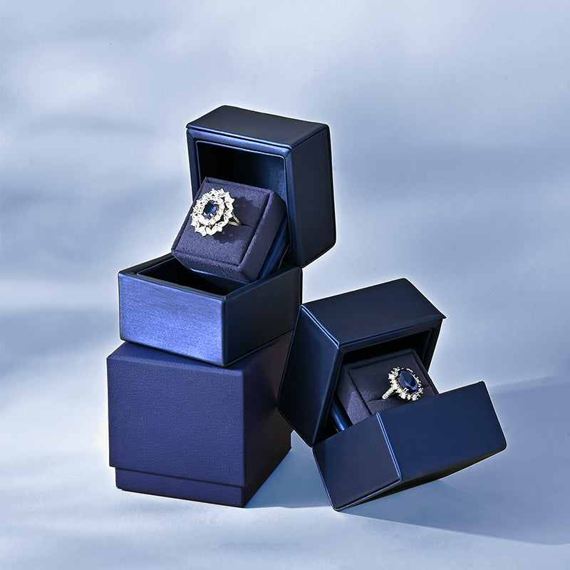 Oirlv New Ring Box Jewelry Organizer Box：H166
