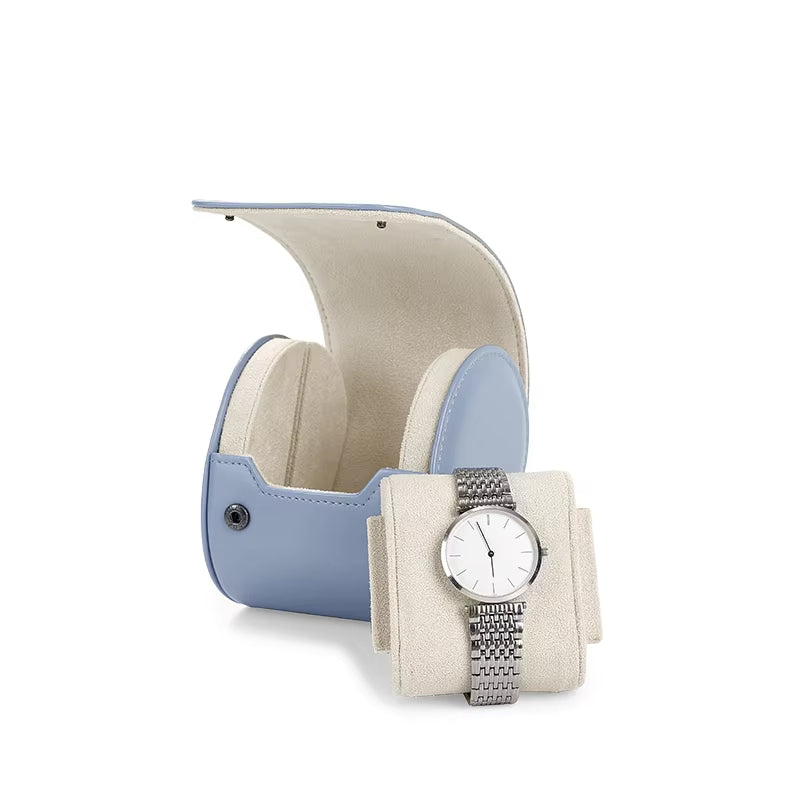 Oirlv Leather Watch Roll 1 2 3 slots Luxury Watch Storage Box：B014-16