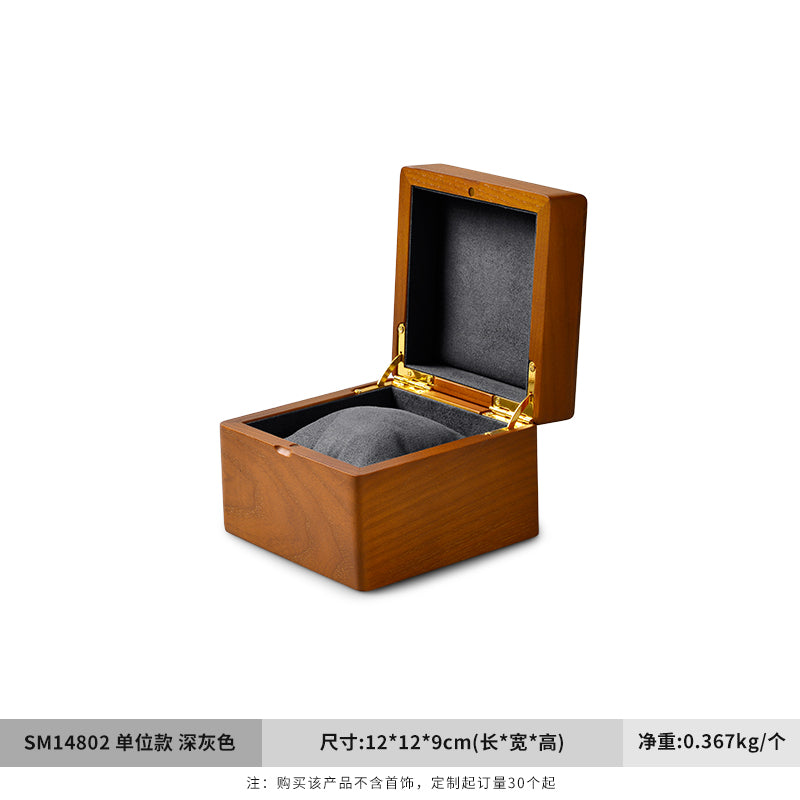 Oirlv Wooden Watch Box Watch Organizer Single/Double Jewelry Case Watch Box