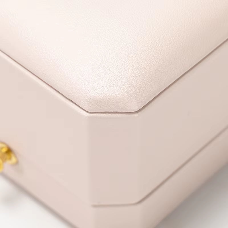 Oirlv Jewelry Ring Box Single/Double Ring Jewelry Organizer Ring Packaging Box：H175