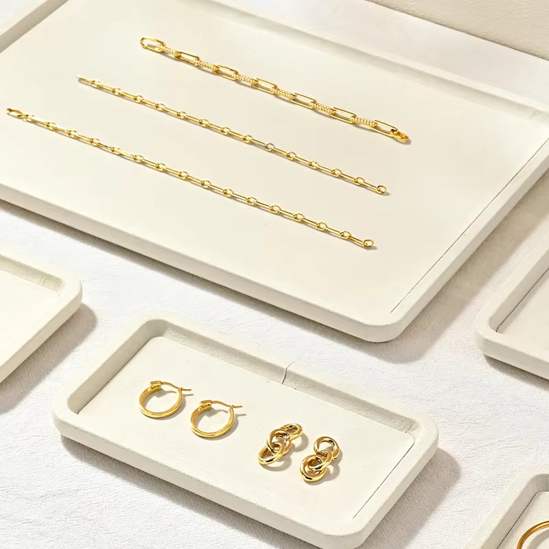 Oirlv Jewelry Tray Display Jewelry Organizer Tray :P199-P202