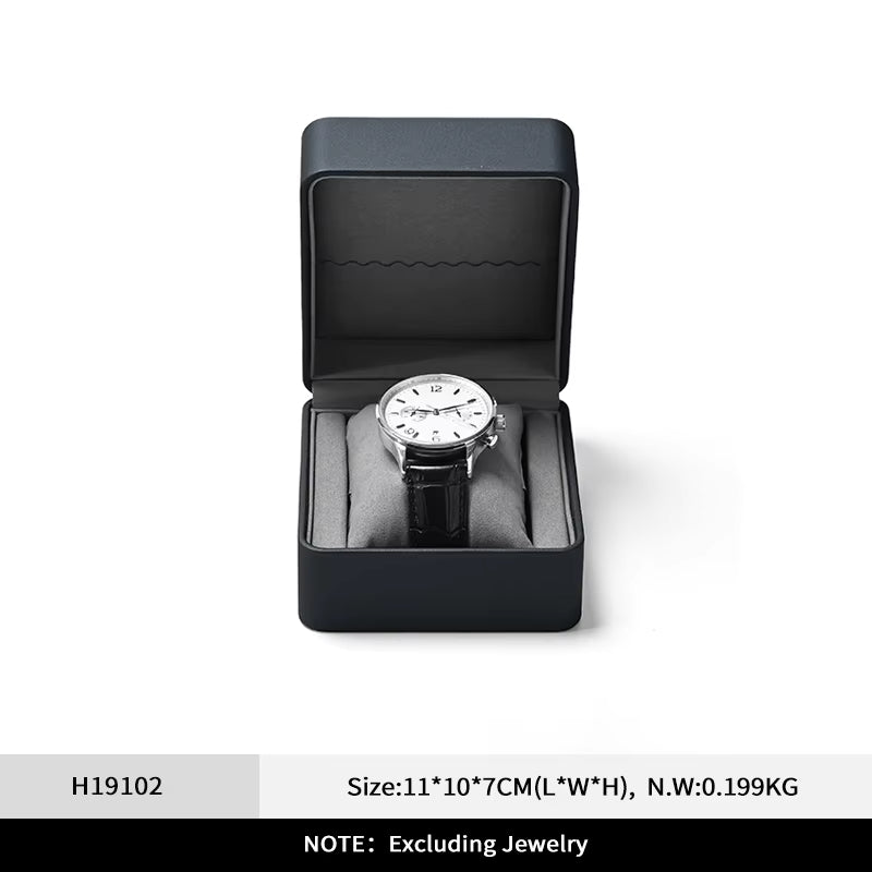 Oirlv Single Watch Gift Box with Pillow PU Leather Wristwatch Display Case:H191