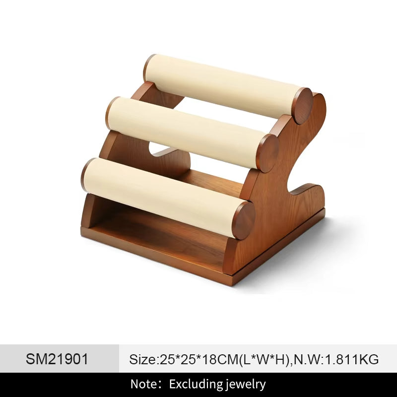 Oirlv 3 Layer Wooden Watch Stand : SM219/SM220