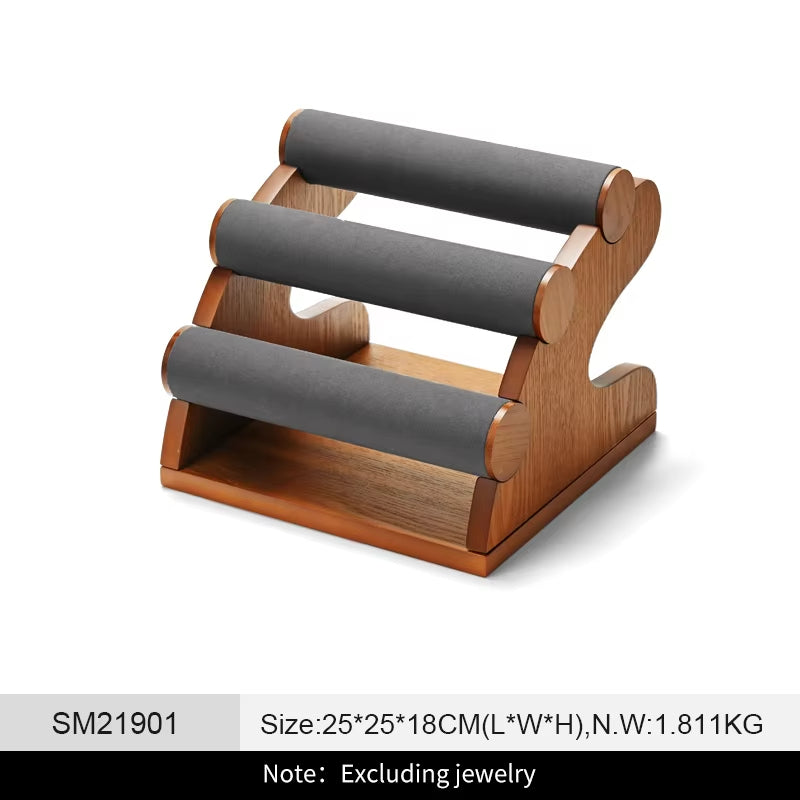 Oirlv 3 Layer Wooden Watch Stand : SM219/SM220