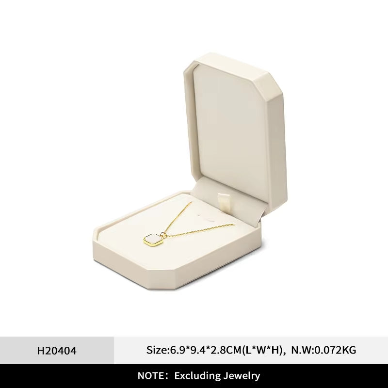 Oirlv Leather Ring Box Wedding Jewelry Box Earring Bracelet Necklace Box Gift:H204