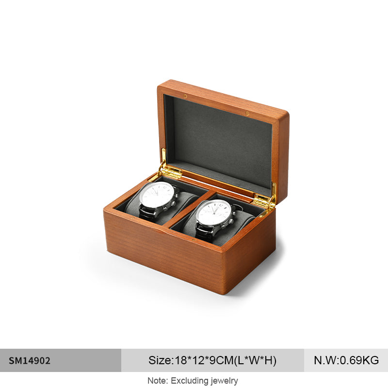 Oirlv Wooden Watch Box Watch Organizer Single/Double Jewelry Case Watch Box