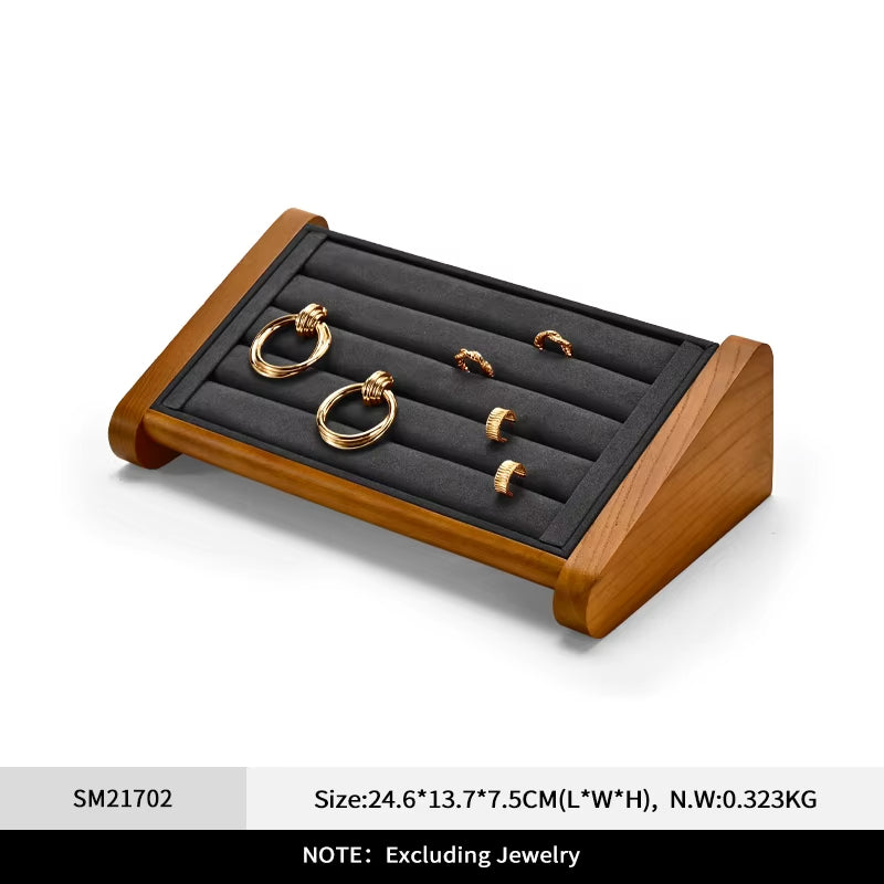 Oirlv Wooden Ring Jewelry Display Stand : SM217