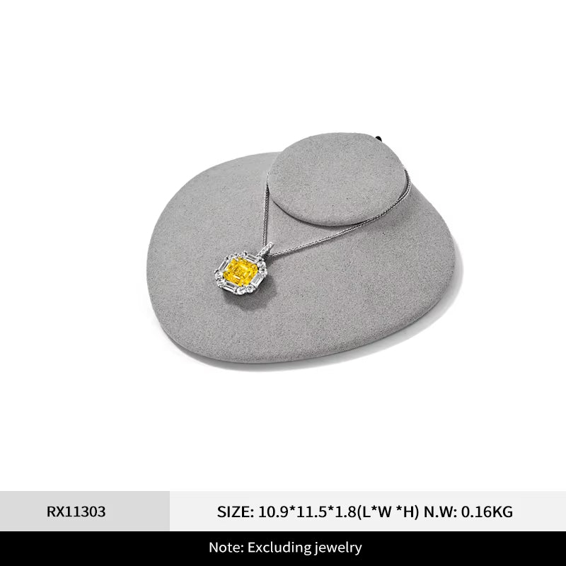 Oirlv High end Jewelry Tray Leather Ring Necklace Bracelet Tray:P222