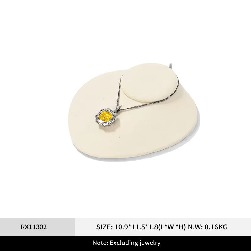 Oirlv High end Jewelry Tray Leather Ring Necklace Bracelet Tray:P222