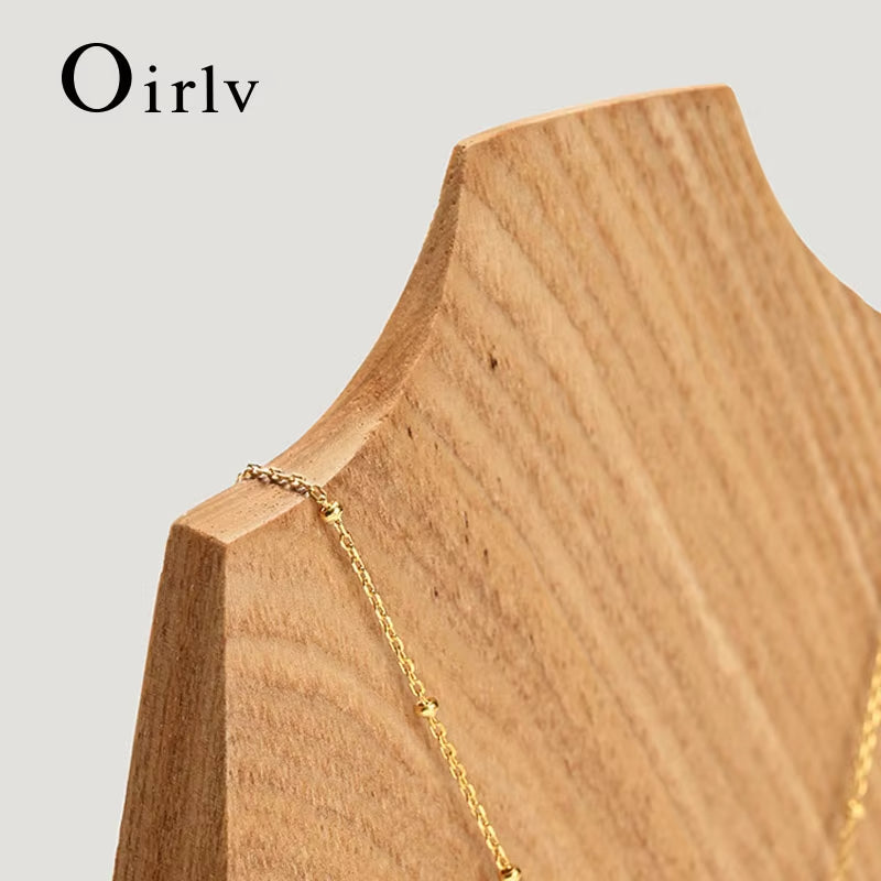Luxury Original Wood Necklace Bust Display Stand SM241