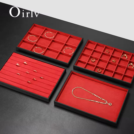 Oirlv Luxury Jewelry Tray Jewelry Storage Tray :P230