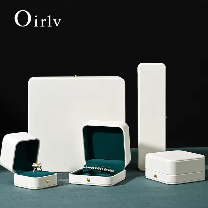 Oirlv Ring Box Jewelry Engagement Wedding Gift Box:H168