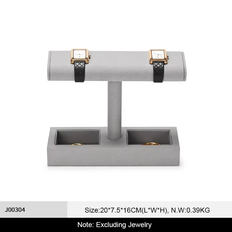 Oirlv Wrist Watch Stand Microfiber Watch Storage Rack