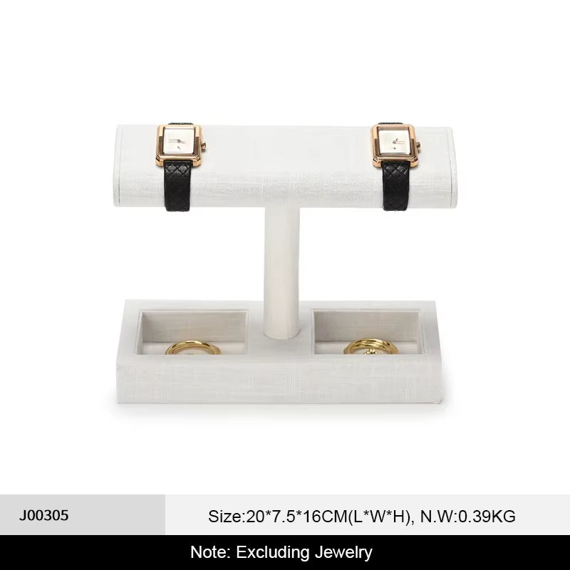 Oirlv Wrist Watch Stand Microfiber Watch Storage Rack