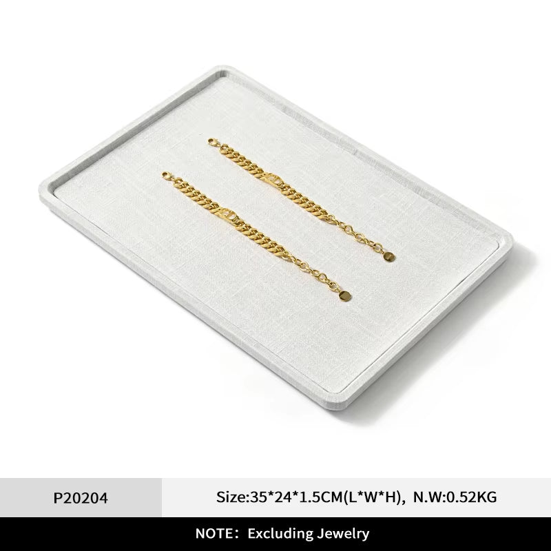 Oirlv Jewelry Tray Display Jewelry Organizer Tray :P199-P202
