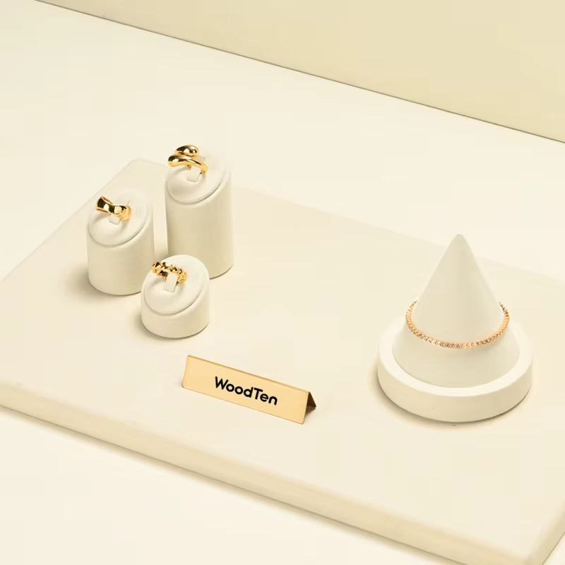 Oirlv Cone Bracelet Display Stand Rings Jewelry Display:J008