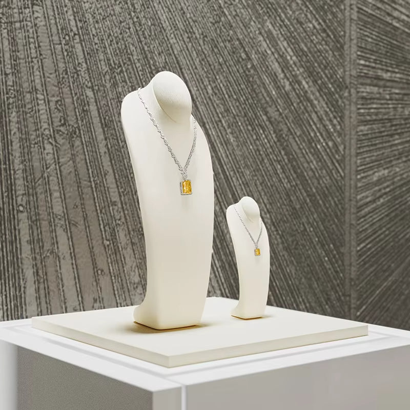Oirlv Microfiber Jewelry Display Neck Model:RX118